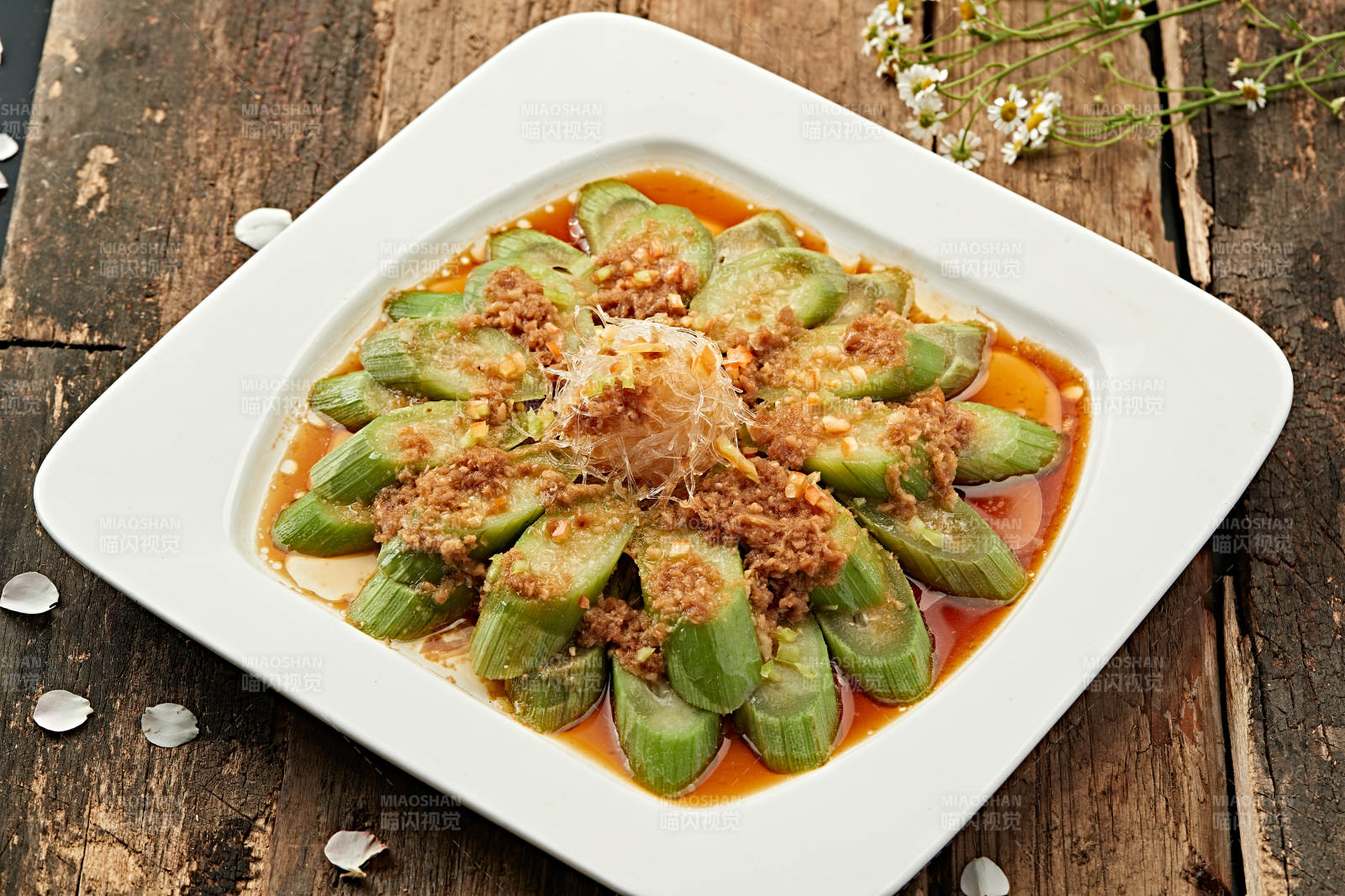 清蒸丝瓜酿肉图片