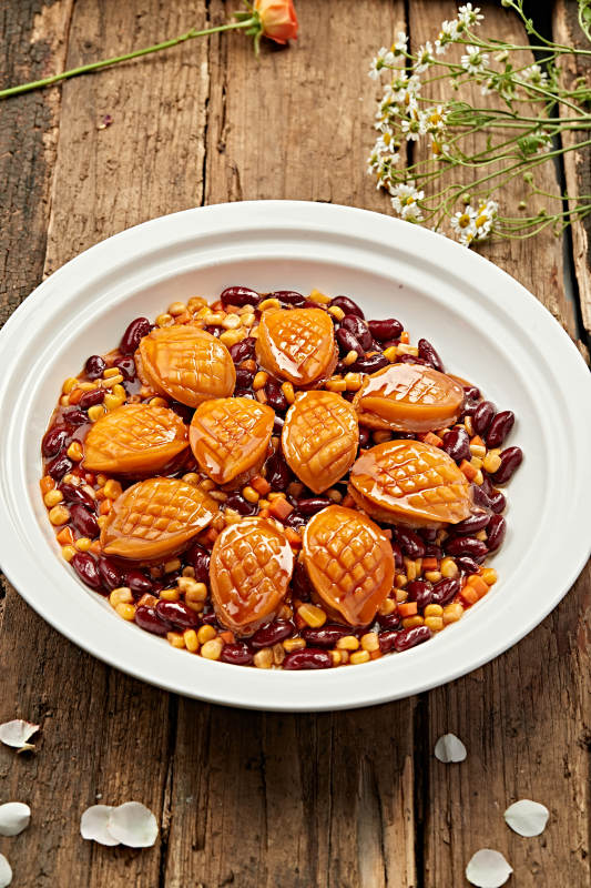 红豆鲍鱼玉米煲图片