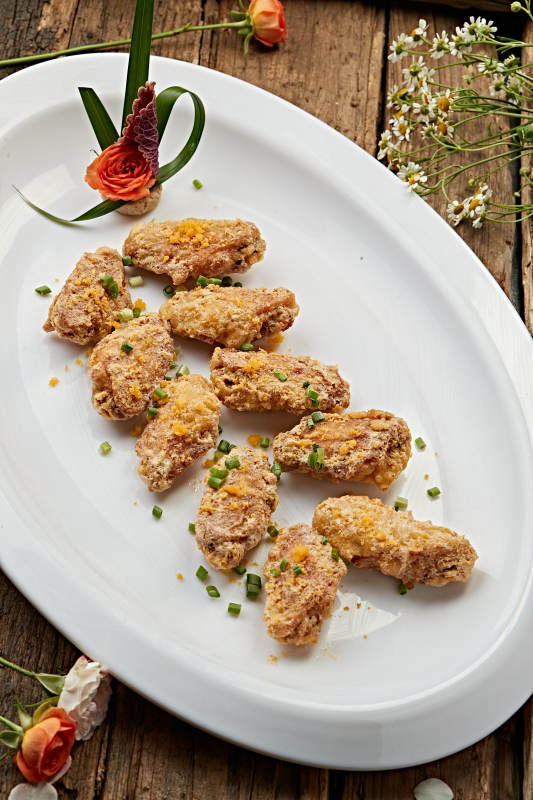 香酥鸡翅拼盘图片