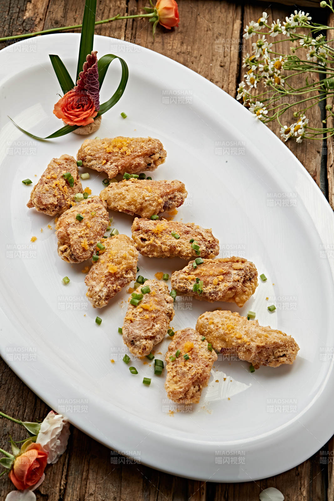 香酥鸡翅拼盘图片