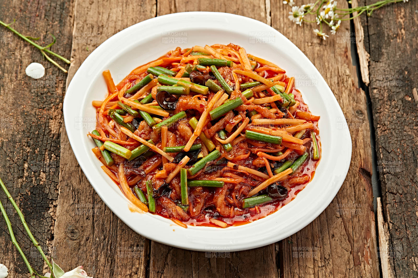 鱼香肉丝 图片
