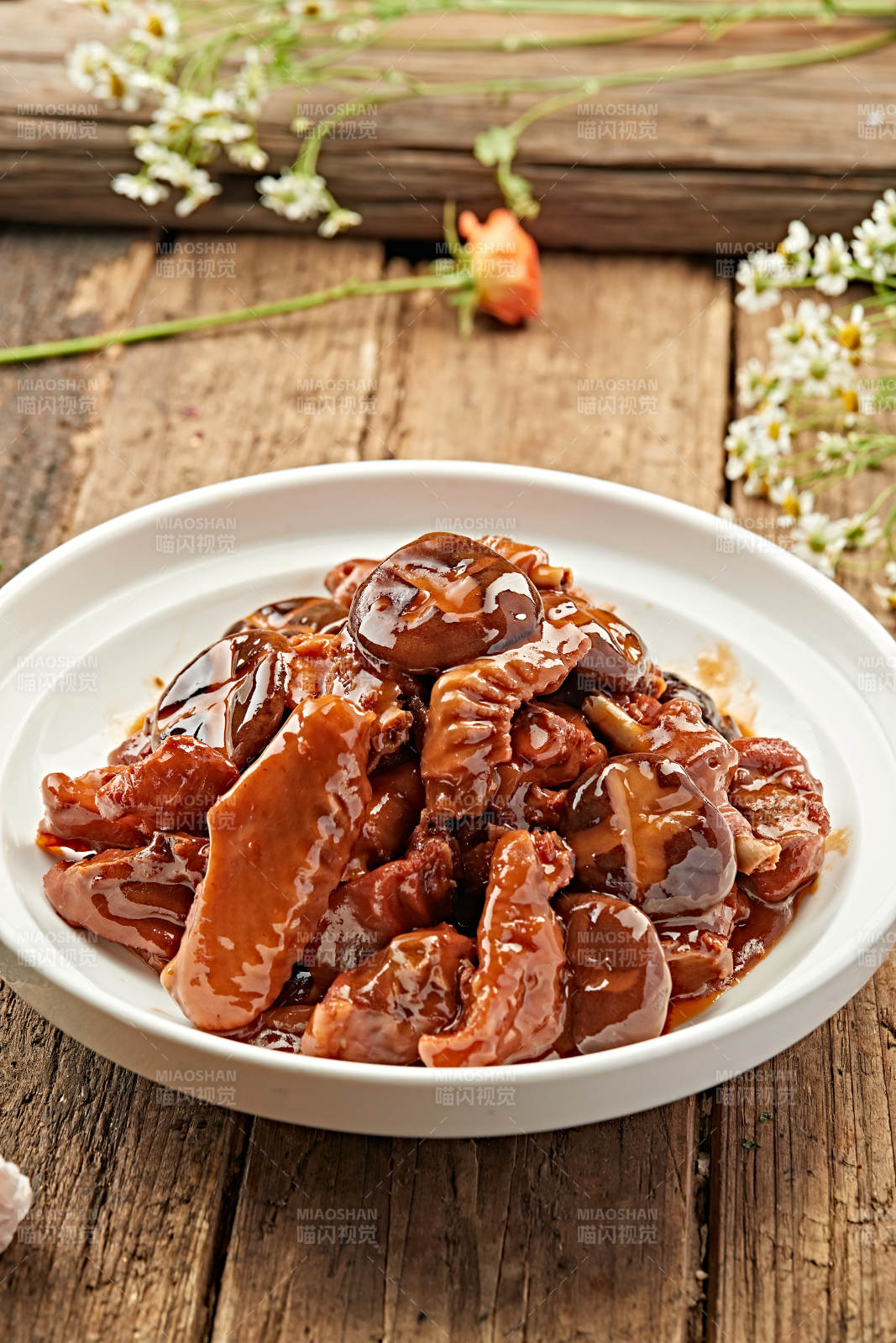 香菇炒肉片图片