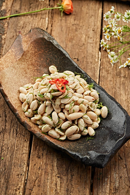 豆香四溢 点缀红椒图片