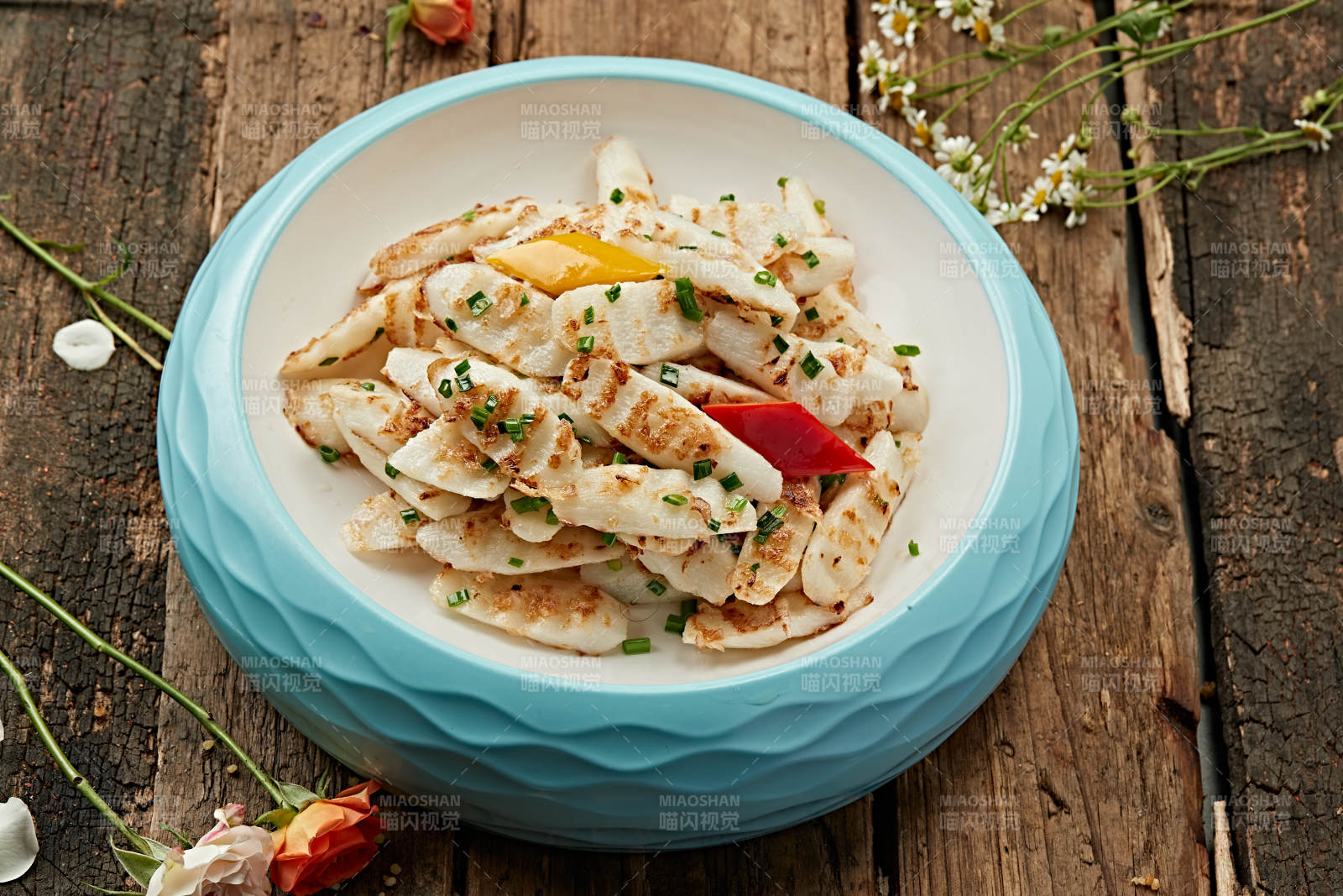 香煎鱿鱼圈图片