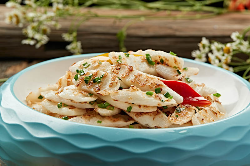 香煎鱿鱼圈图片