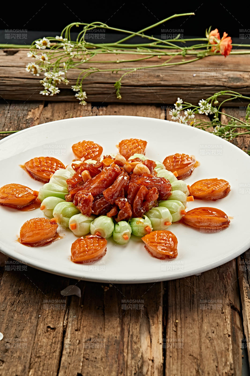 美味佳肴摆盘艺术图片