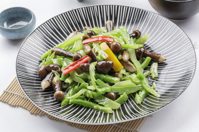 素炒时蔬拼盘图片