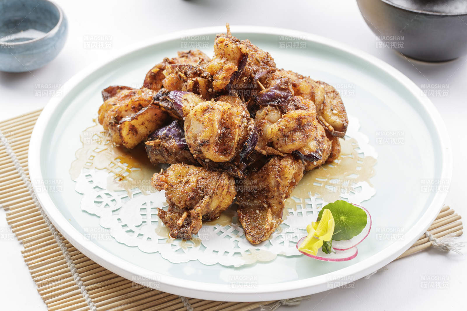 香煎鱿鱼圈图片