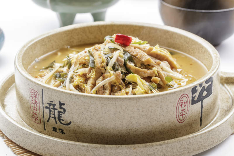 酸菜炒肉丝图片