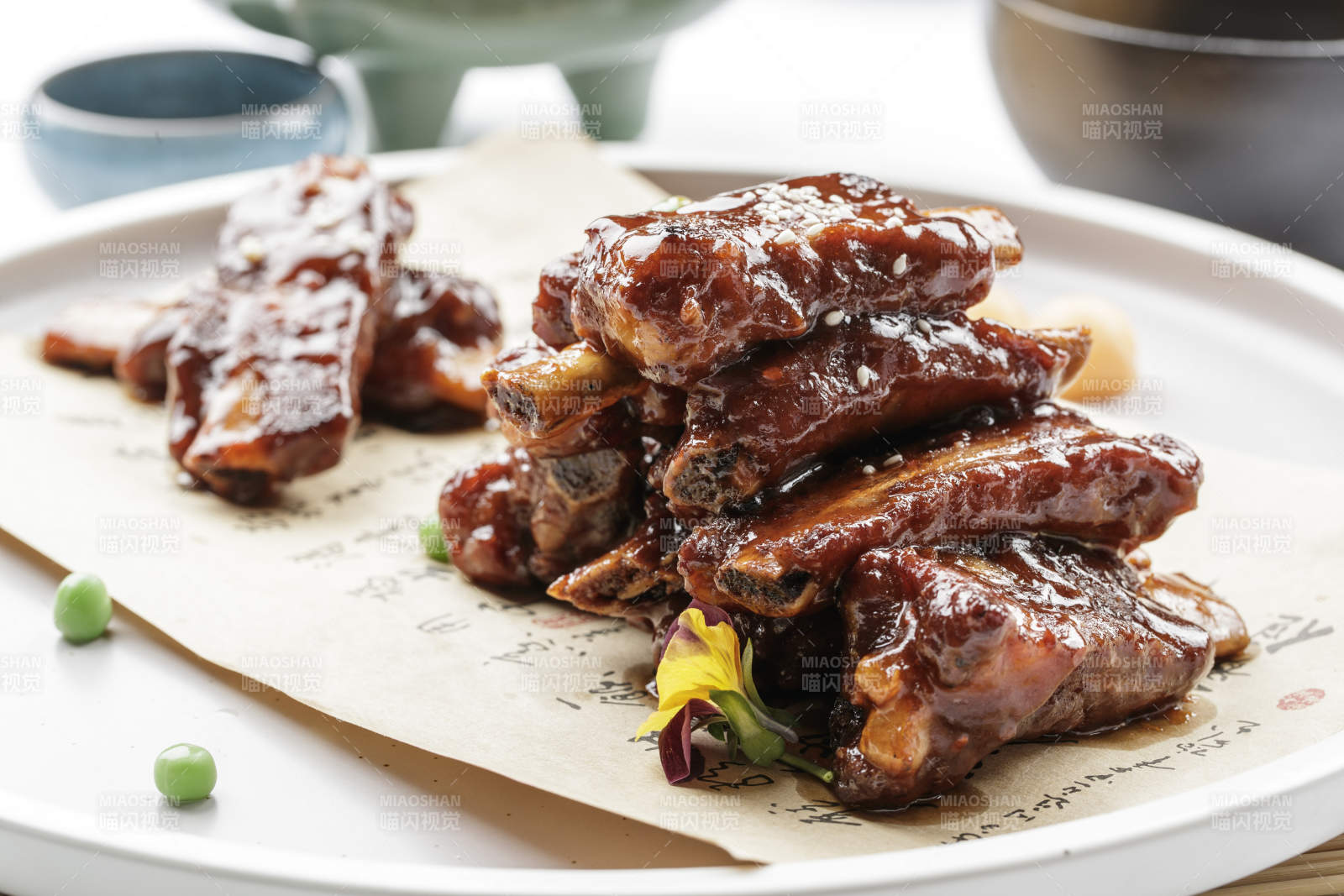 蜜汁排骨图片