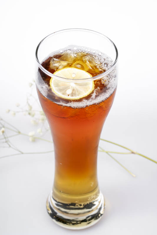 冰镇柠檬茶饮图片