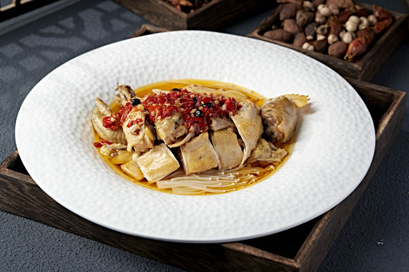 香辣鸡块拼盘图片