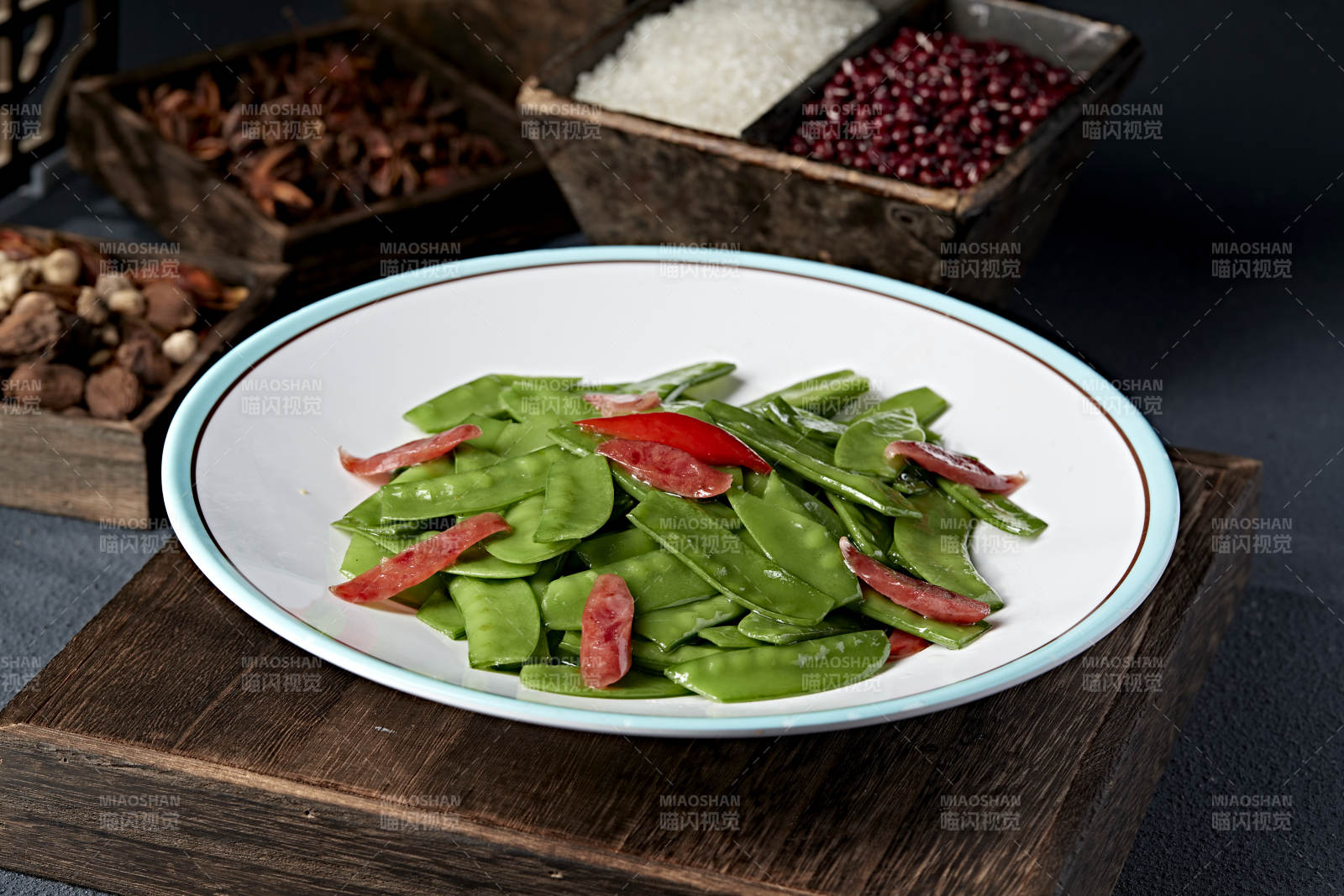 清炒荷兰豆图片