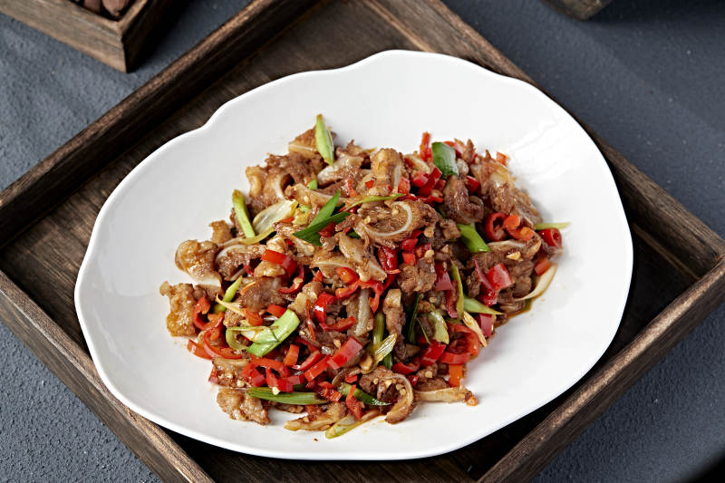 辣炒鱿鱼圈图片