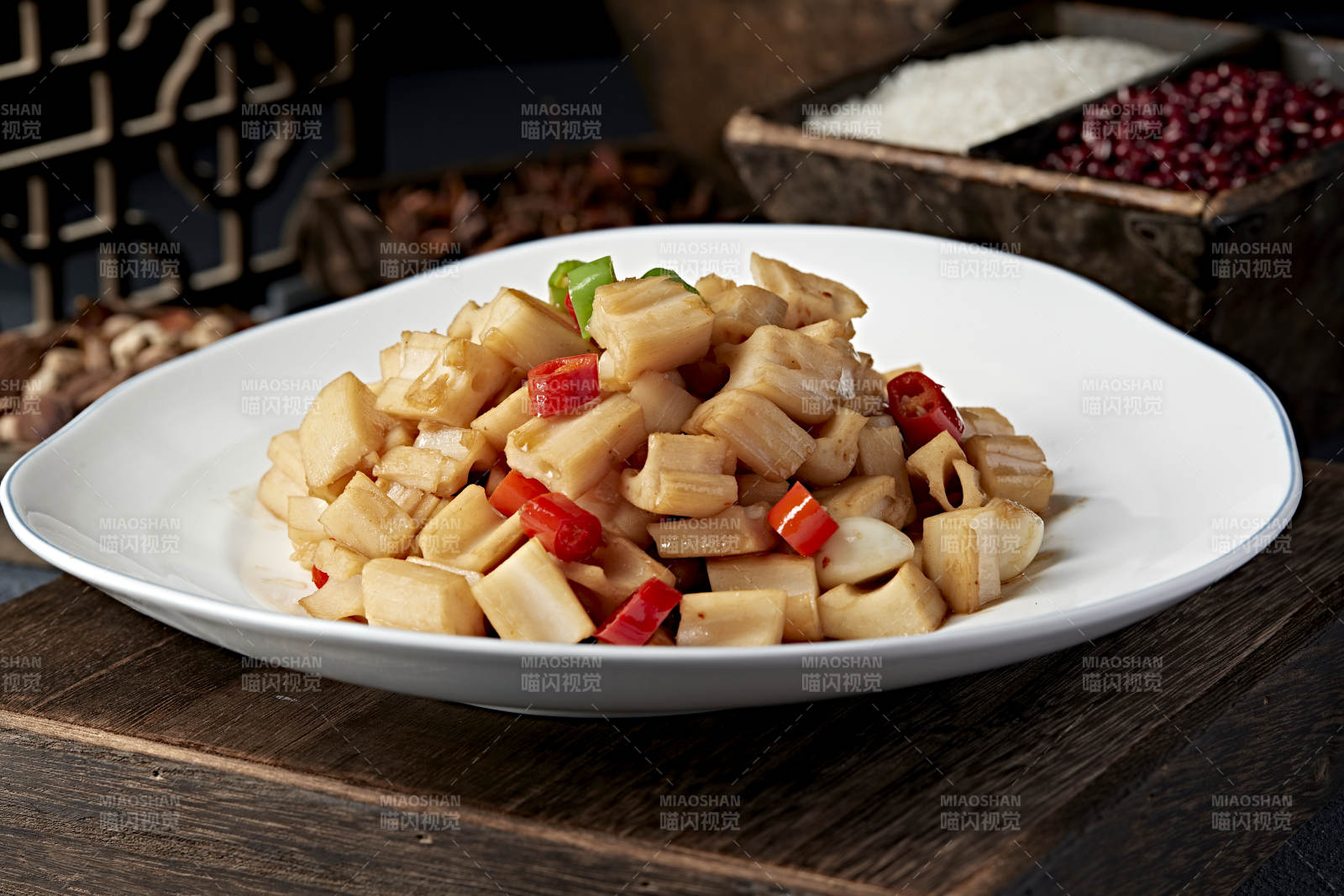 辣炒莲藕丁图片