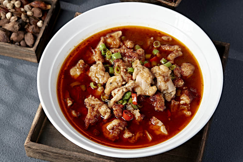 麻辣鸡块汤图片