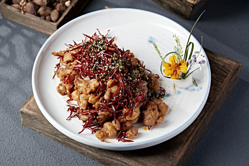 香辣酥脆鸡块图片