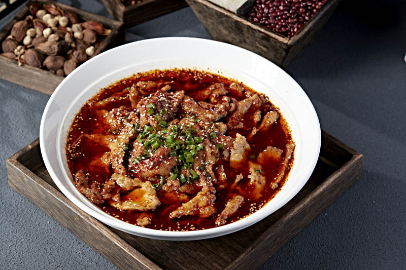 麻辣水煮肉片图片