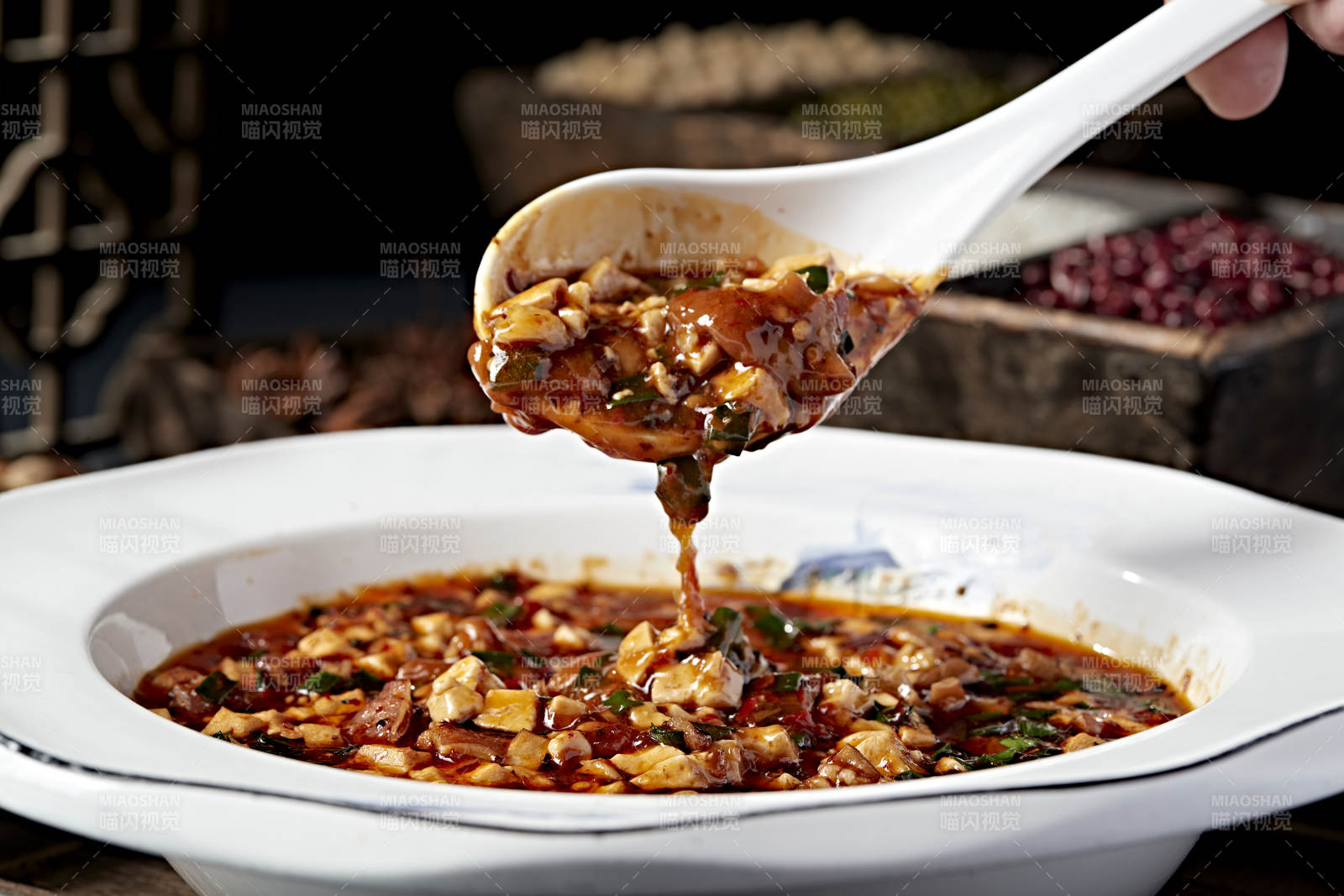 热辣豆豉炖菜图片