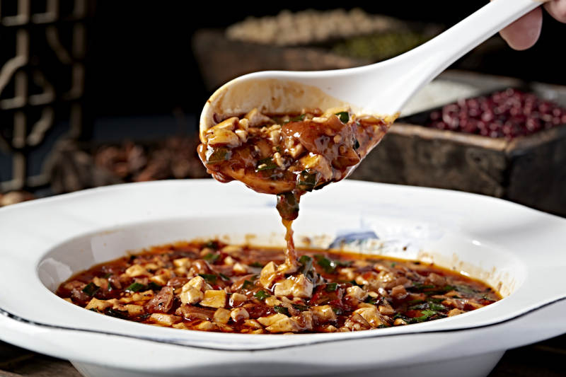 热辣豆豉炖菜图片