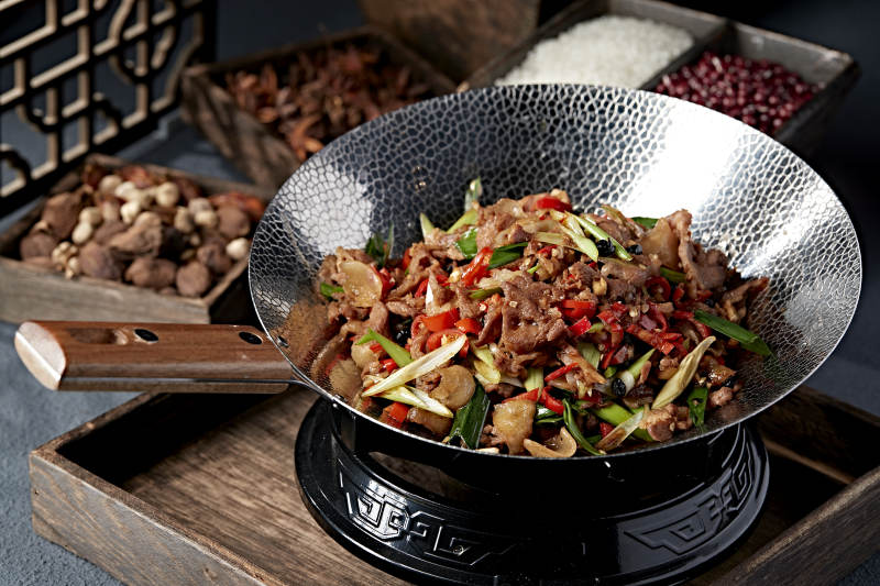 香辣干锅牛肉图片