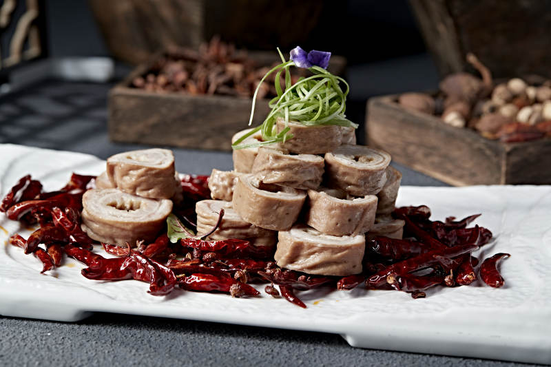 辣味肠卷拼盘图片