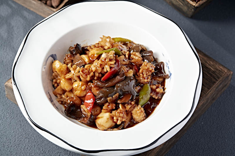 辣炒鱿鱼木耳图片