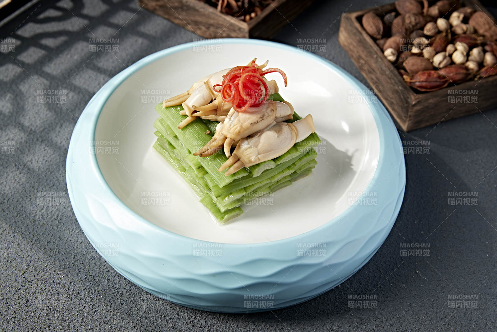 清雅蟹肉黄瓜塔图片