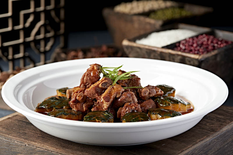 红烧排骨配青瓜图片