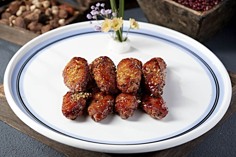 香烤鸡翅拼盘图片