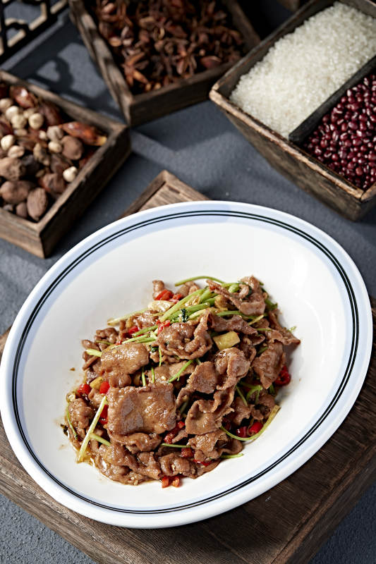 香辣牛肉片图片