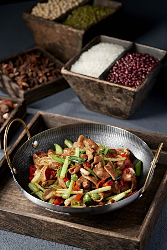 香辣炒鸡胗图片