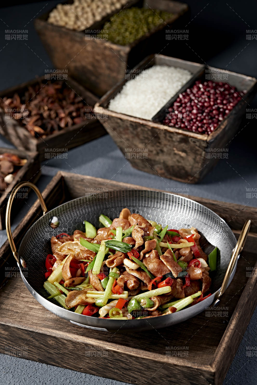 香辣炒鸡胗图片