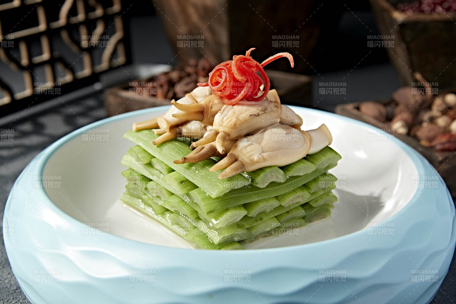 清雅蟹肉黄瓜塔图片