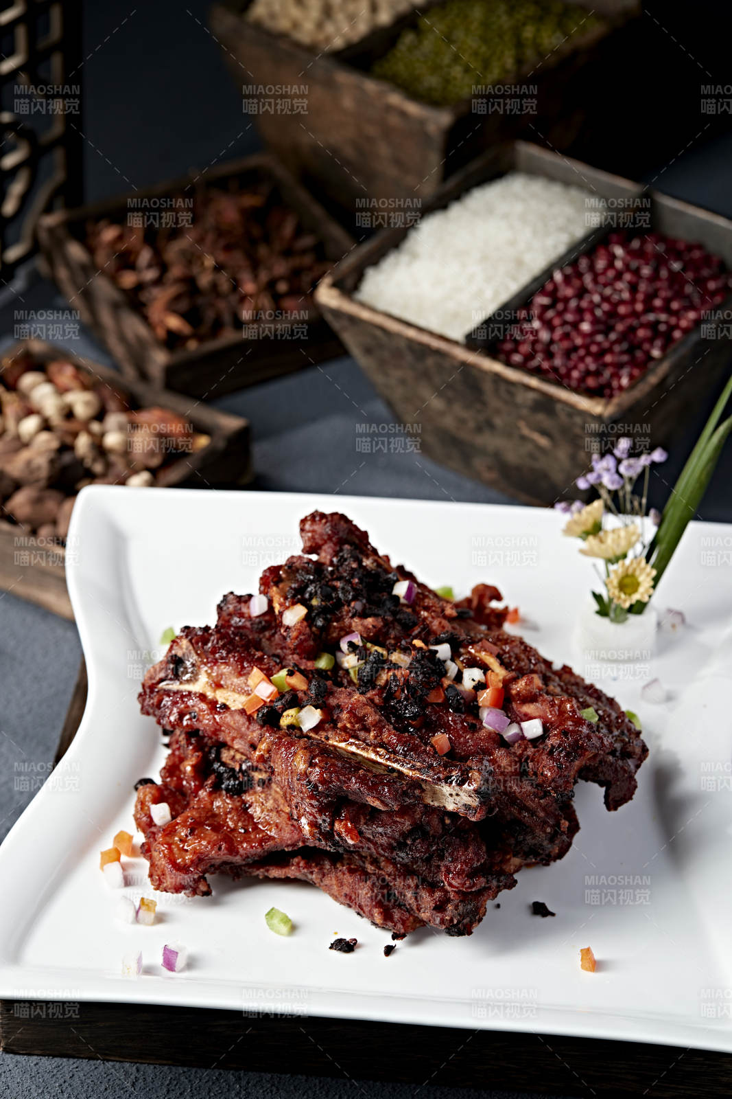 飘香豆豉香炸猪排骨图片