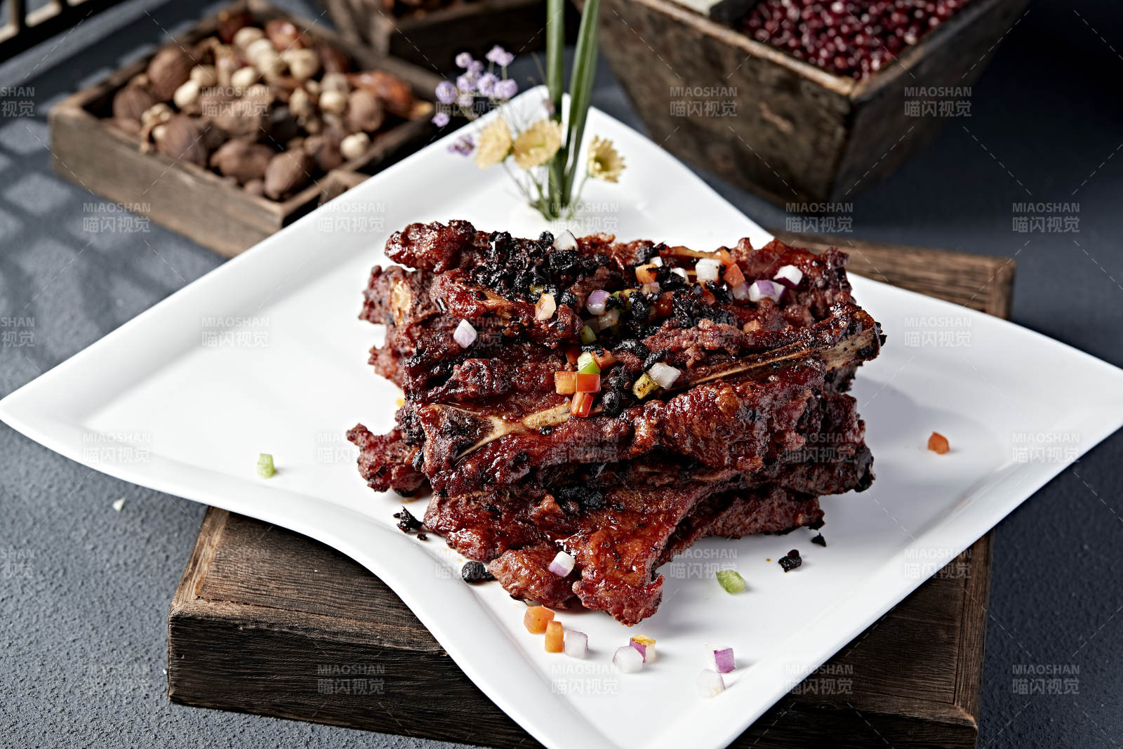 飘香豆豉香炸猪排骨图片