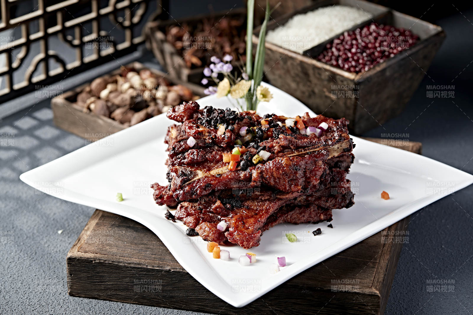 飘香豆豉香炸猪排骨图片