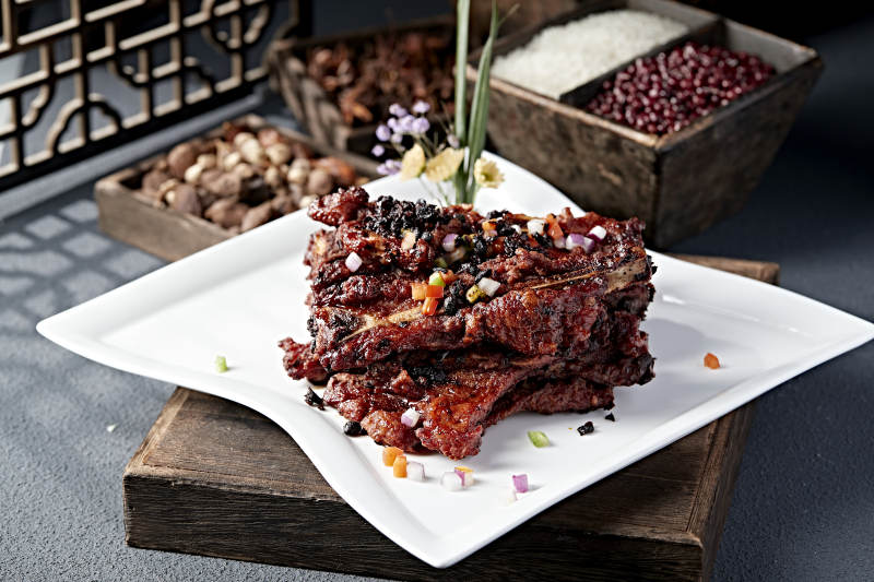 飘香豆豉香炸猪排骨图片