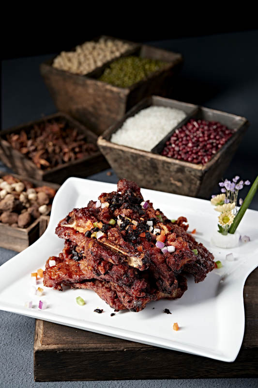 飘香豆豉香炸猪排骨图片