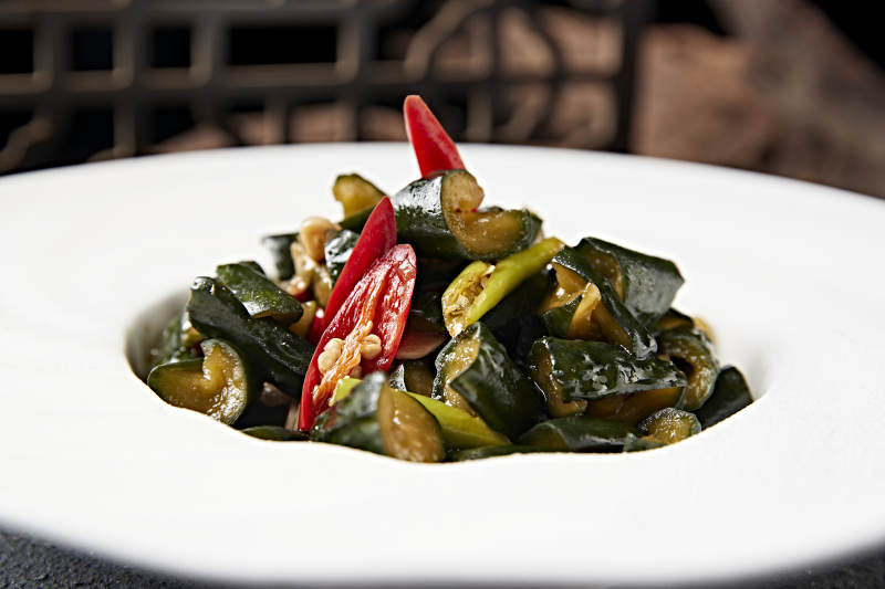 香辣麻油酱黄瓜图片
