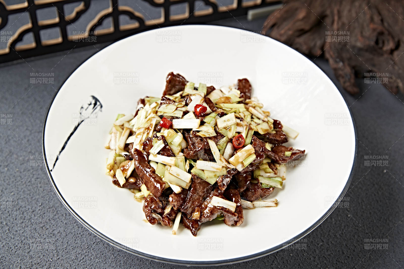 川香韭黄熘肝尖图片