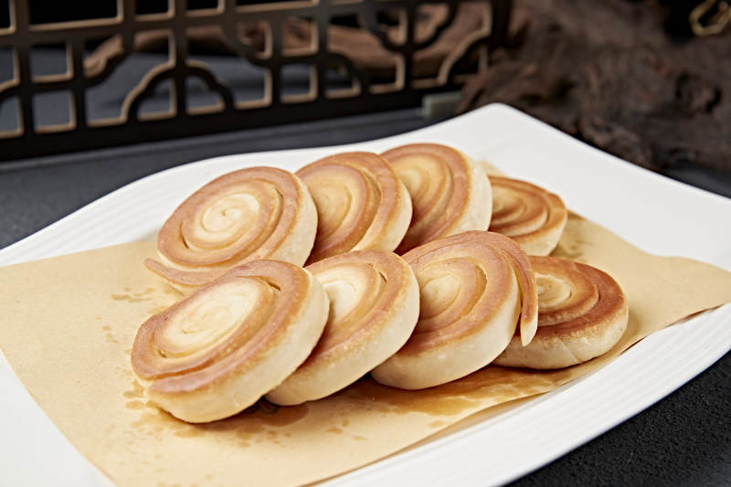 美味主食飘香酸奶饼图片