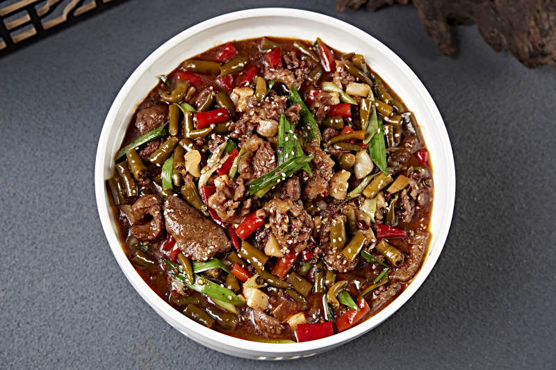 川湘剁椒泡椒熘三样 猪肝 腰花 沙肝图片