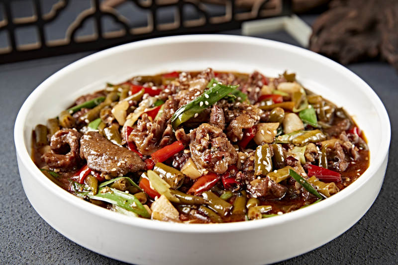 川湘剁椒泡椒熘三样 猪肝 腰花 沙肝图片