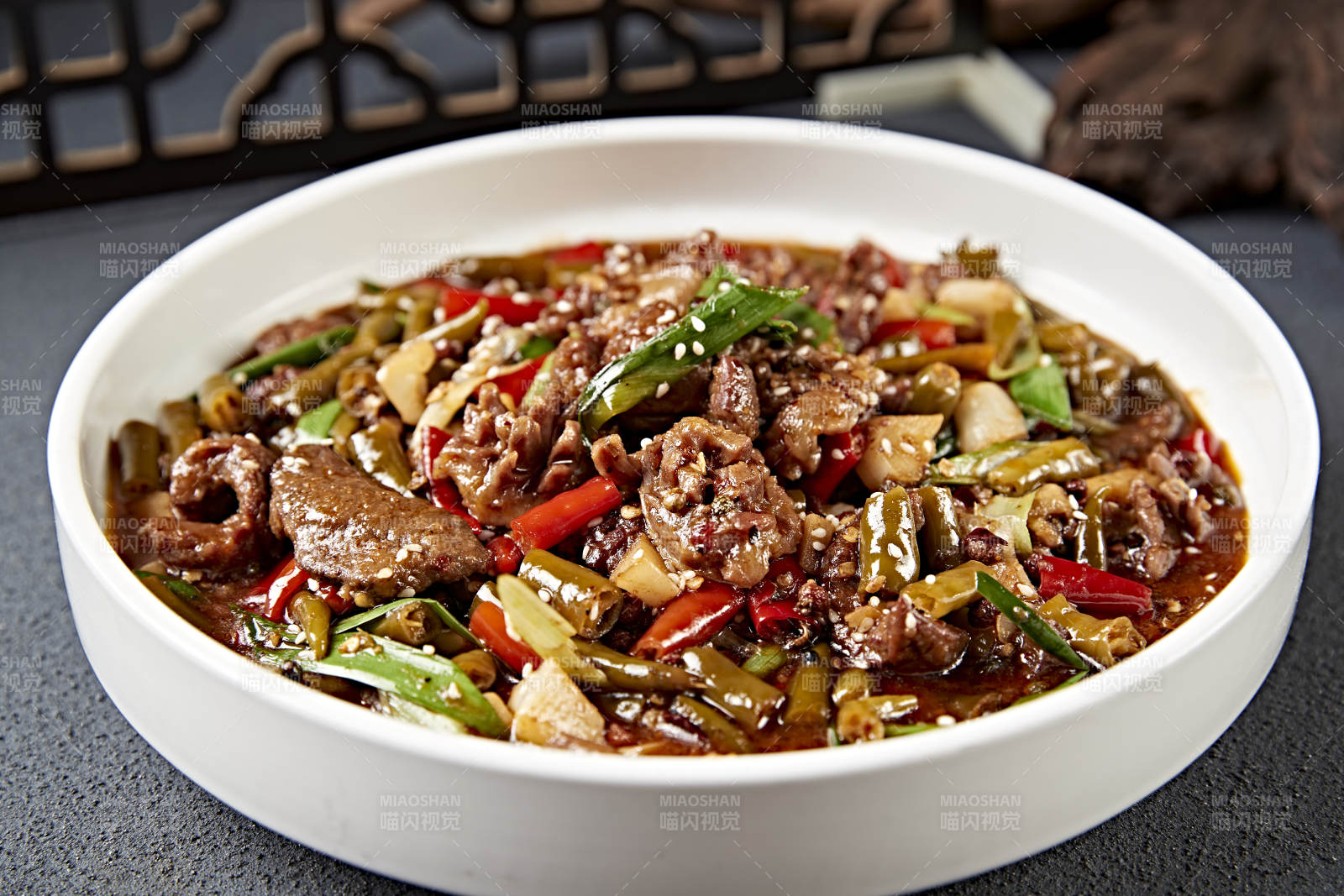 川湘剁椒泡椒熘三样 猪肝 腰花 沙肝图片