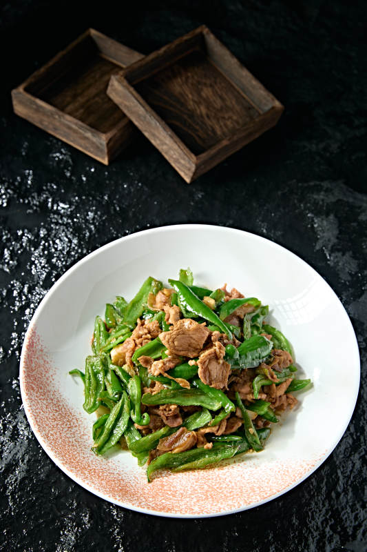 湘味杭椒小炒黄牛肉图片