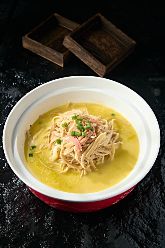 淮扬美食大烫煮火腿笋丝图片