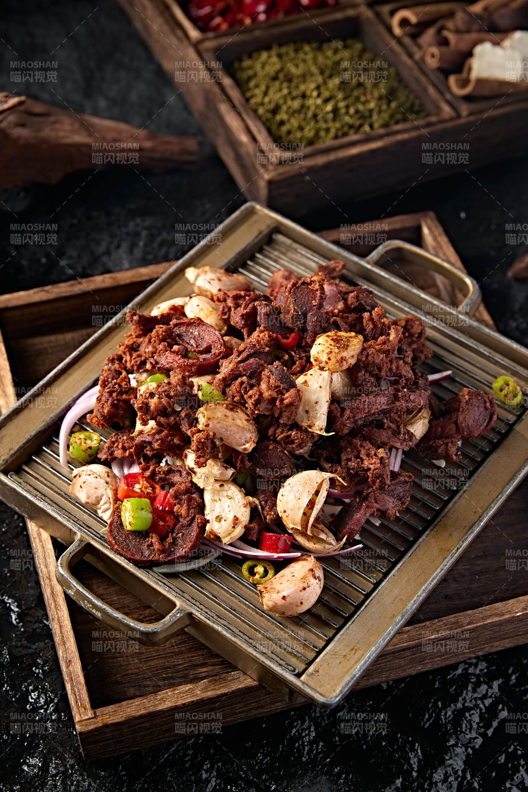 京味老蔡炙子毛蒜小腰片图片