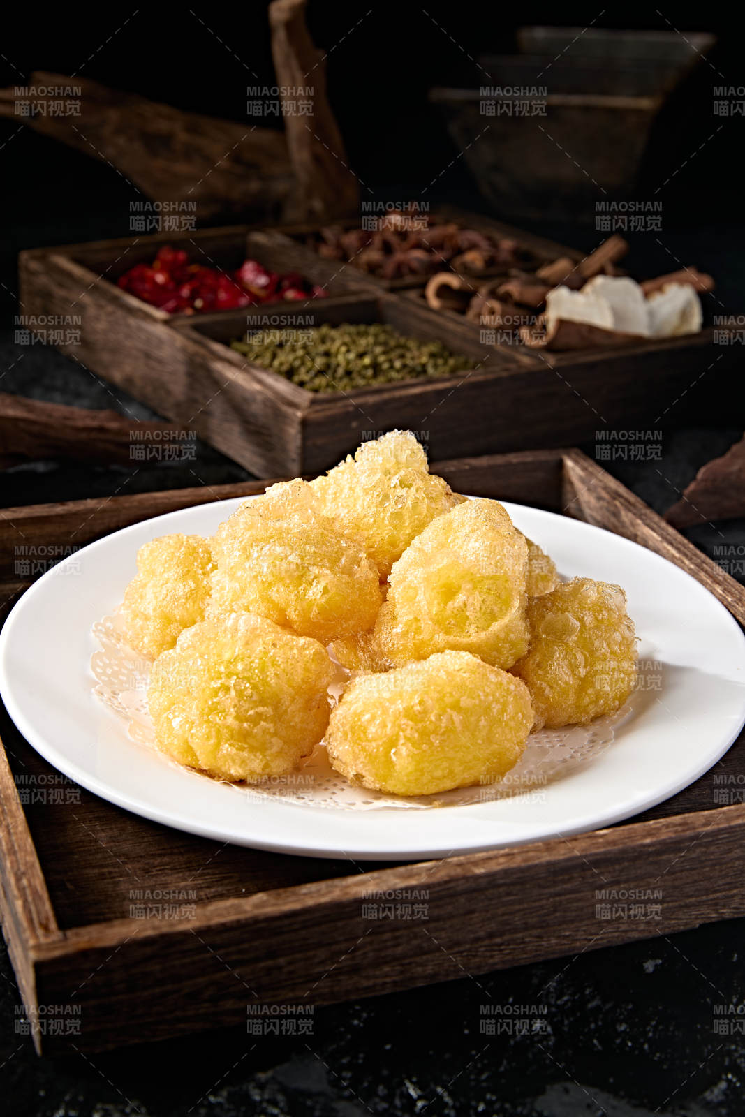 张家口传统美食黄金黄米面油炸糕图片