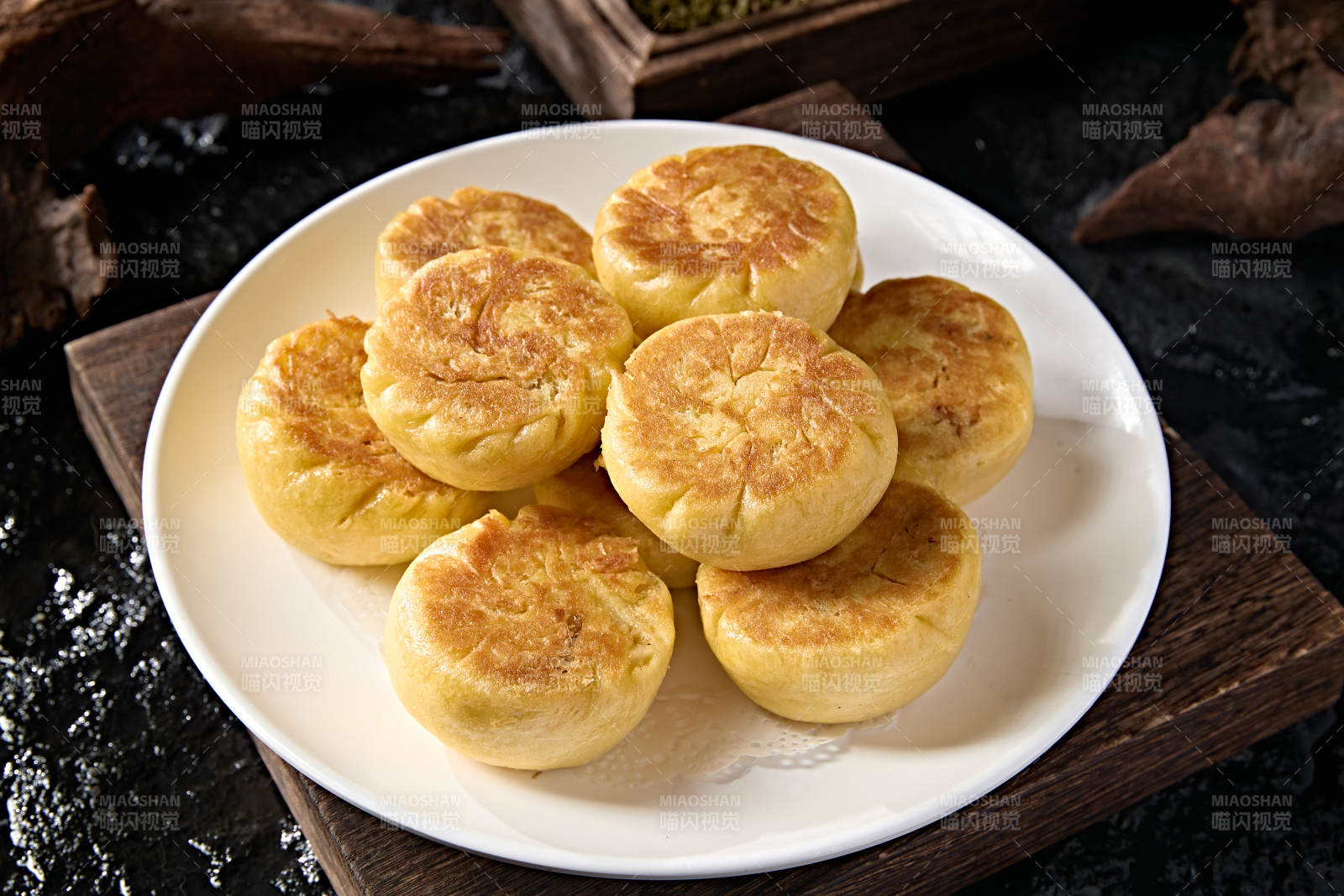 美味主食杂粮野菜馅团子图片